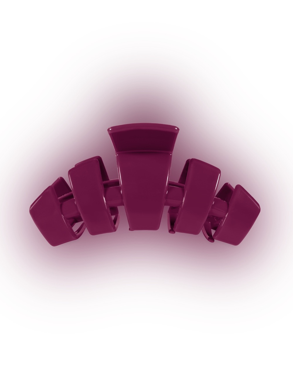 TELETIES Classic Mulberry Medium Claw Clip